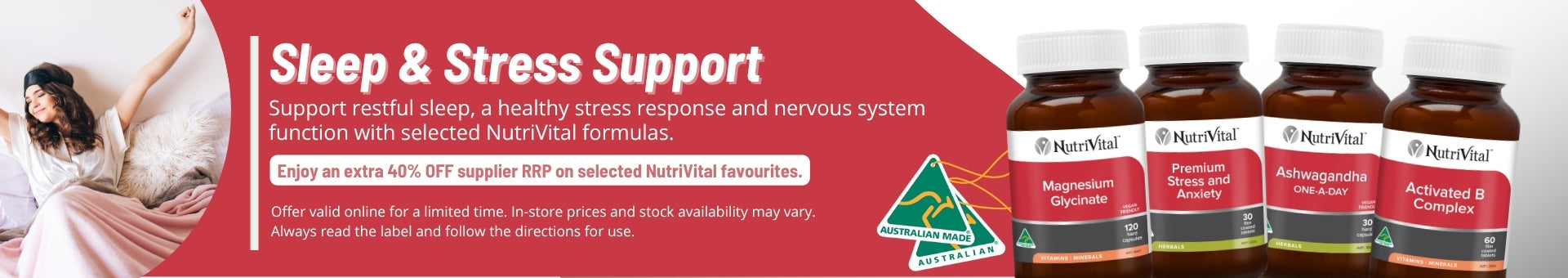 NutriVital Sleep & Stress Support