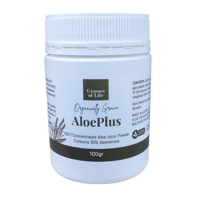 Buy Grasses of Life AloePlus Juice Powder 100g Online