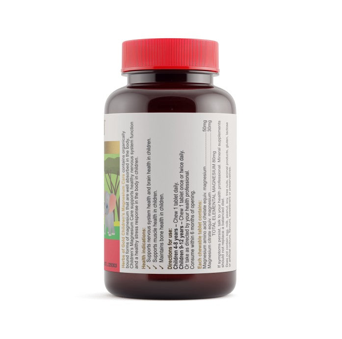 Buy Herbs of Gold Children's Magnesium Care 60 Tablets Online
