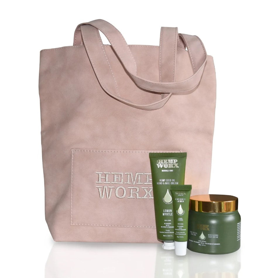 Buy Hemp Worx Blooming Beauty Gift Set Lemon Myrtle Online