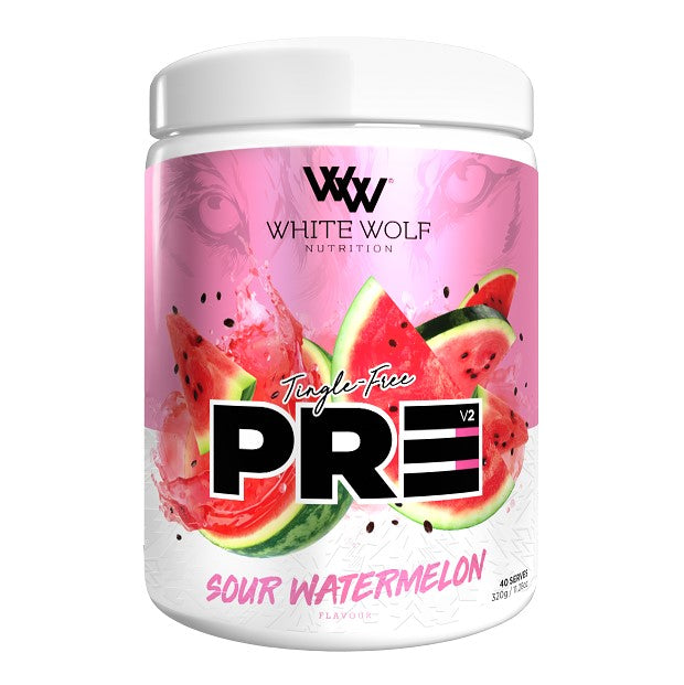 Buy White Wolf Nutrition Tingle Free PR3 Sour Watermelon 320g Online