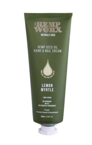 Buy The Hemp Worx Lemon Myrtle Hand Cream 75ml Online