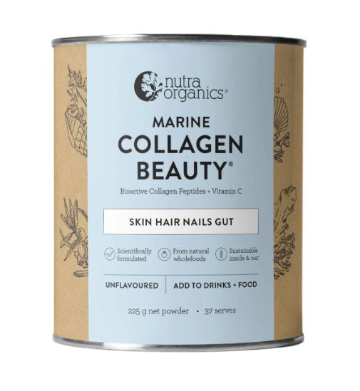 Buy Nutra Organics Marine Collagen Beauty 225g Online