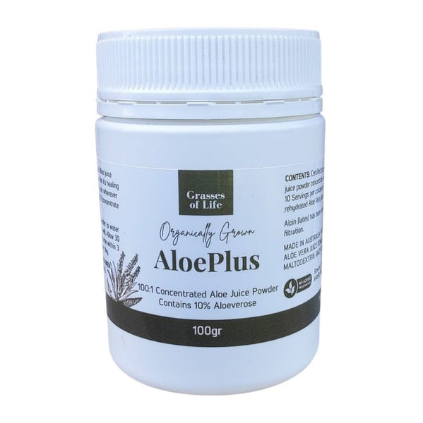 Buy Grasses of Life AloePlus Juice Powder 100g Online