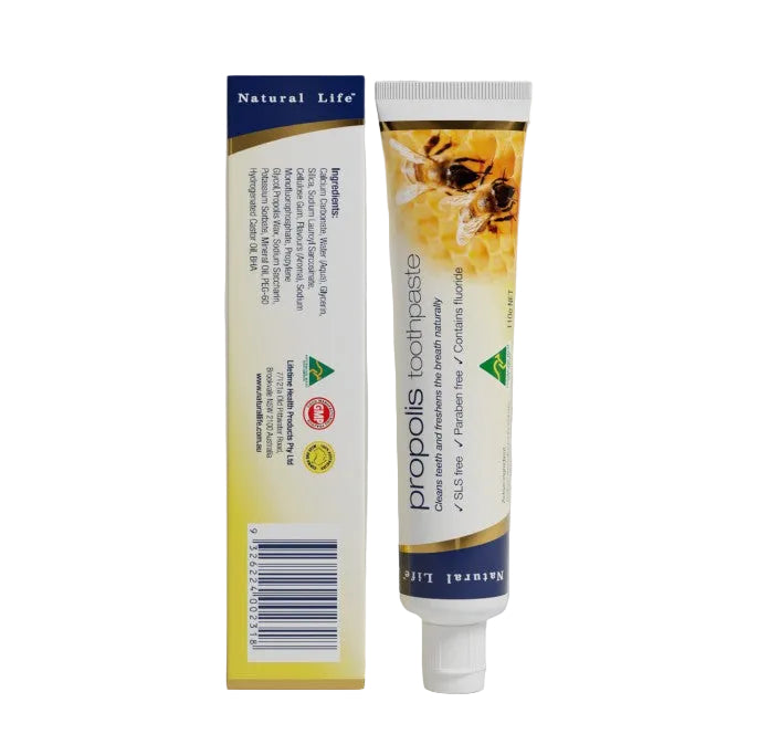 Buy Natural Life Propolis Toothpaste Natural formula w/ Fluoride 100g ...