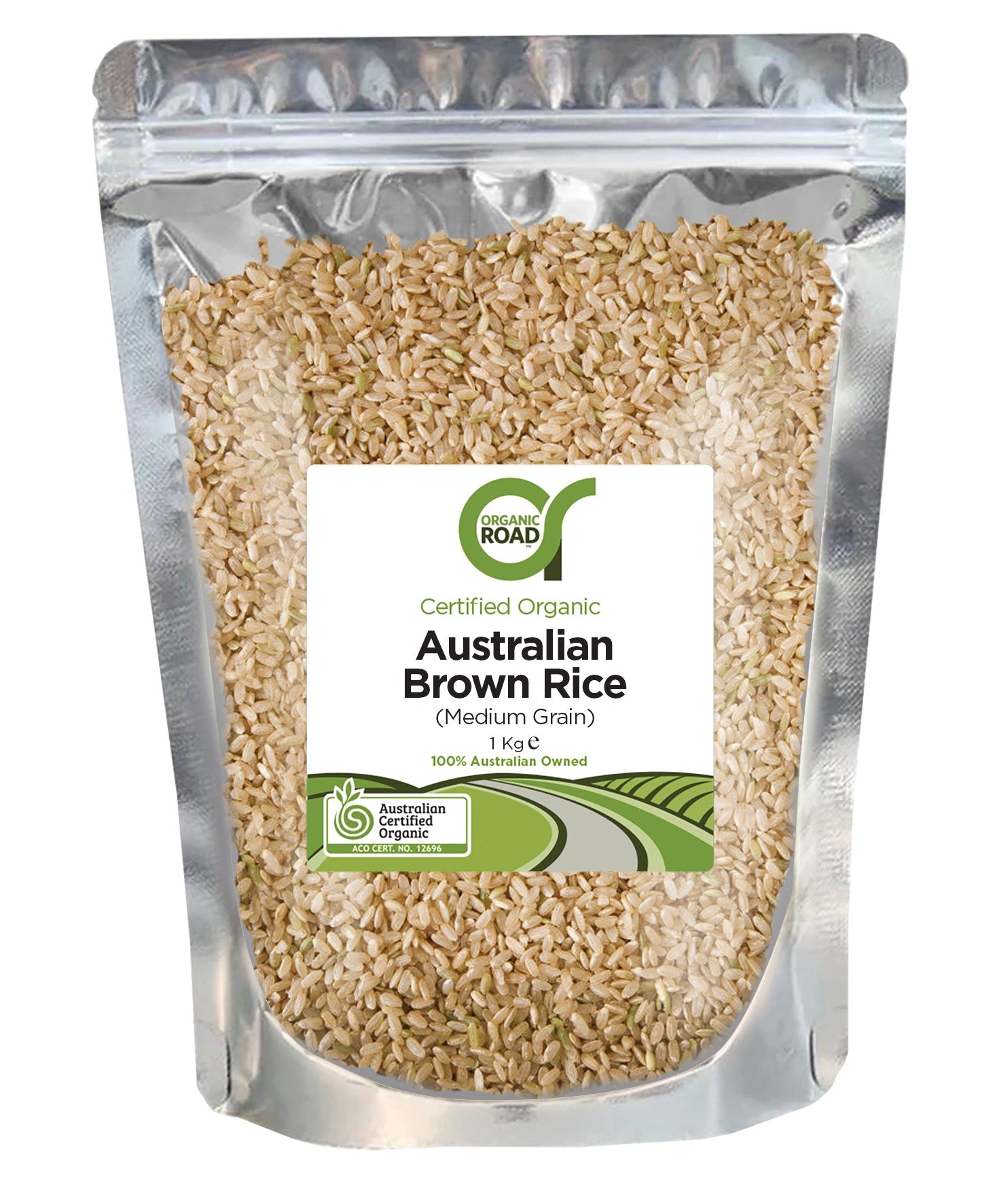 Buy Organic Road Bio Dynamic Australian Medium Brown Rice 1kg Online