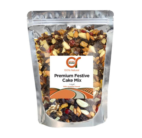 NATURAL ROAD PREMIUM FESTIVE CAKE MIX 1KG