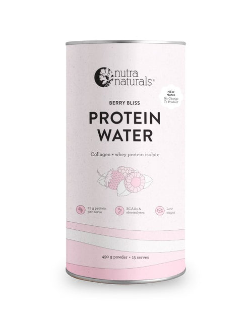NUTRA NATURALS PROTEIN WATER BERRY BLISS 450G