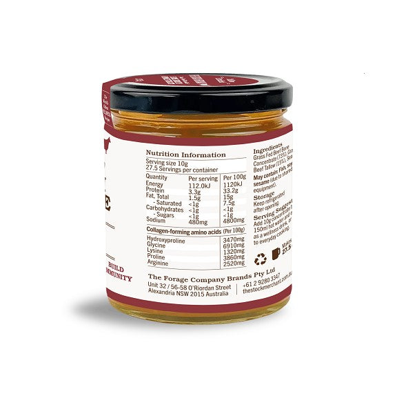 Buy The Stock Merchant Grassfed Beef Bone Broth Concentrate Tallow ...