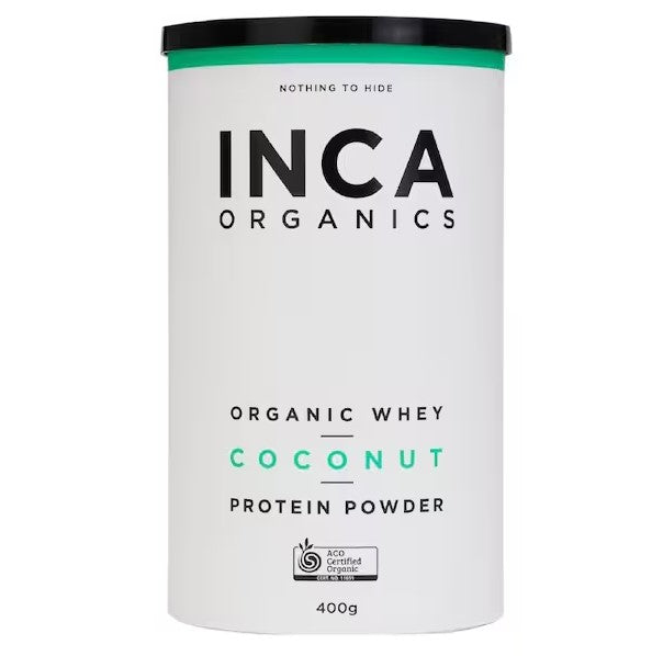 Buy Inca Organics Organic Whey Protein Powder Coconut Online