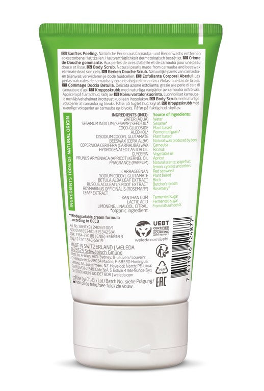 Weleda birch deals scrub