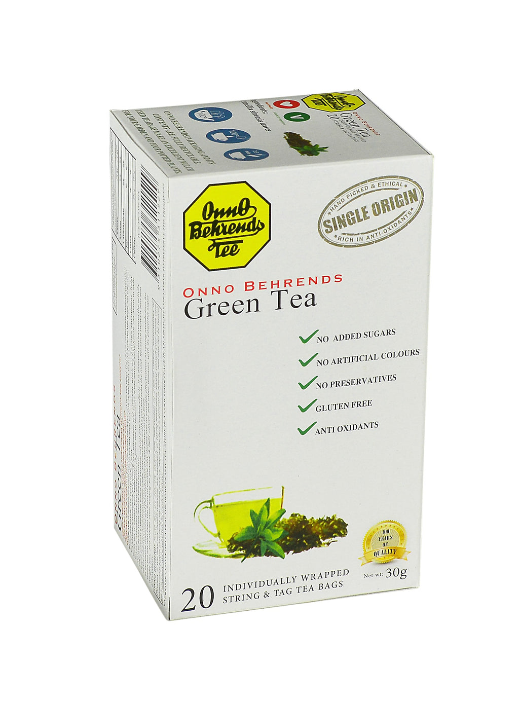 tea bags for indoor plants Buy Onno Behrends Tea Natural Green 20 tea bags Online