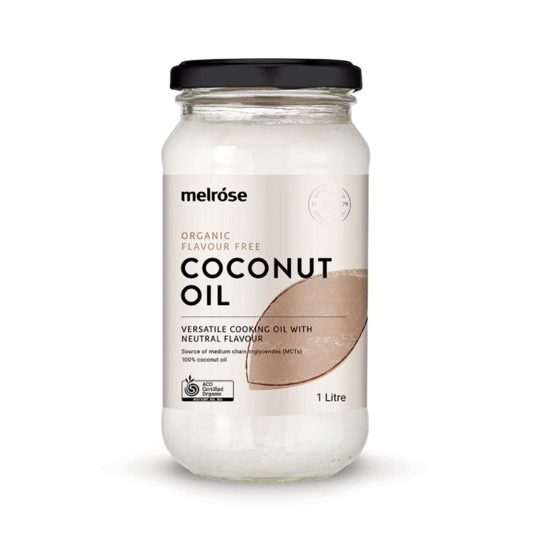 Buy Melrose Organic Flavour Free Coconut Oil Online