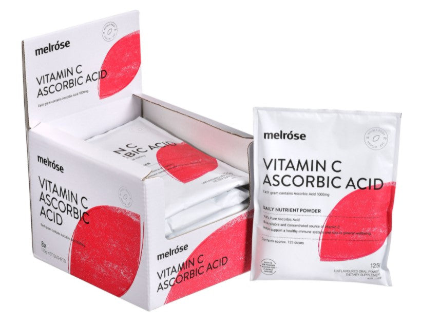 Buy Melrose Vitamin C Ascorbic Acid 125g 8 Pack Online