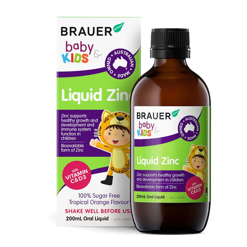 BRAUER BABY & KIDS LIQUID ZINC 200ML