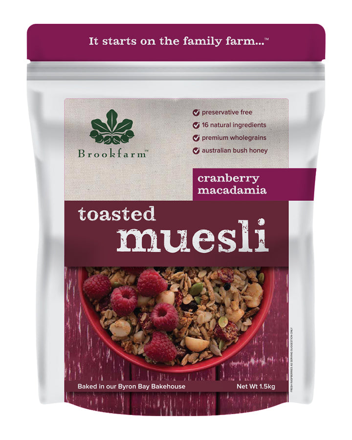 Buy Brookfarm Toasted Muesli Online