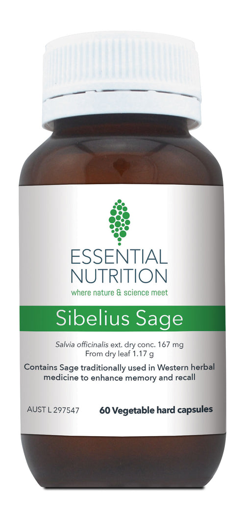 ESSENTIAL NUTRITION SIBELIUS SAGE 60 CAPSULES